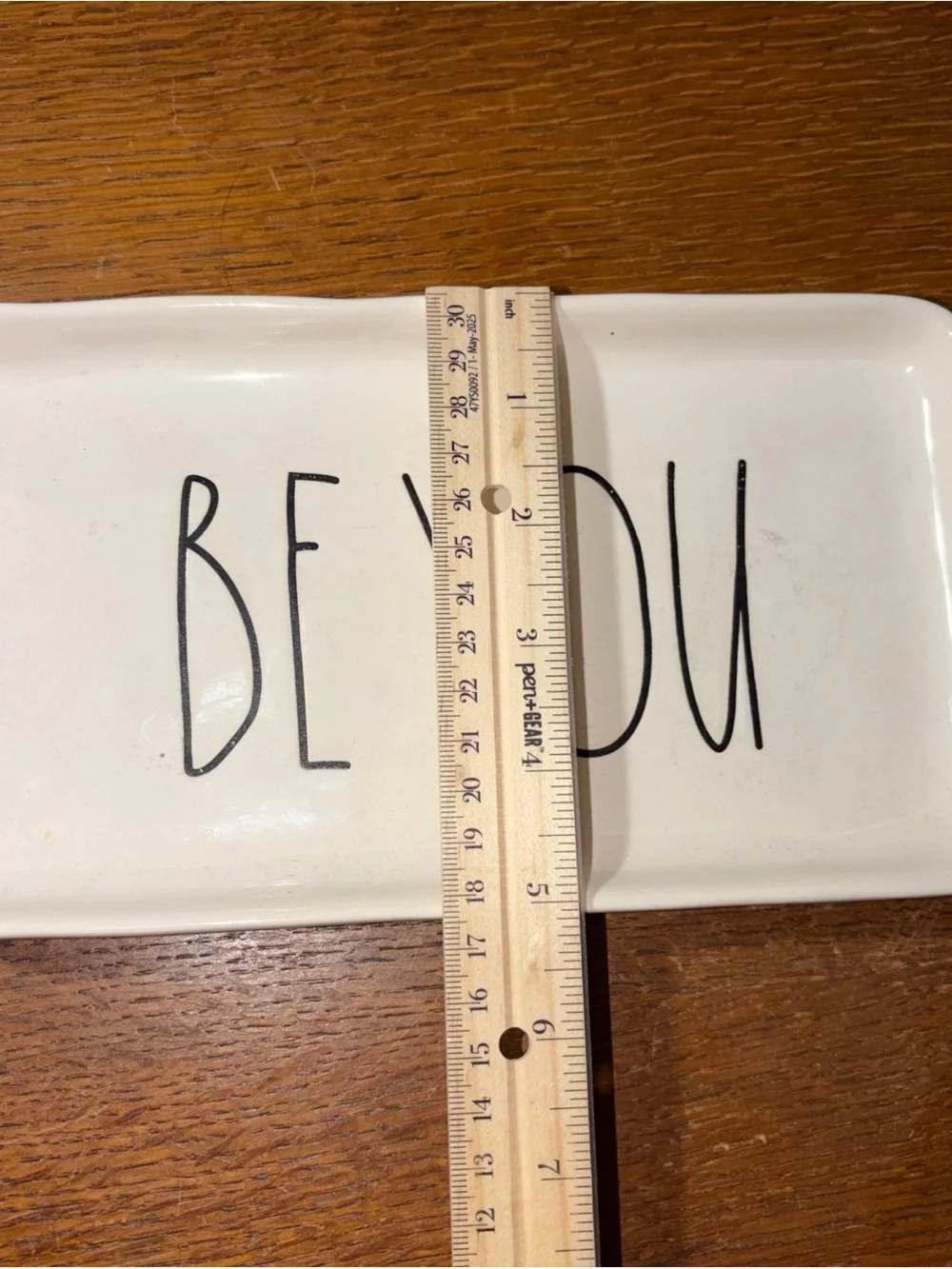 Rae Dunn by Magenta (Be You)  9 1/2” X 5” Ceramic Serving Tray  Rectangle